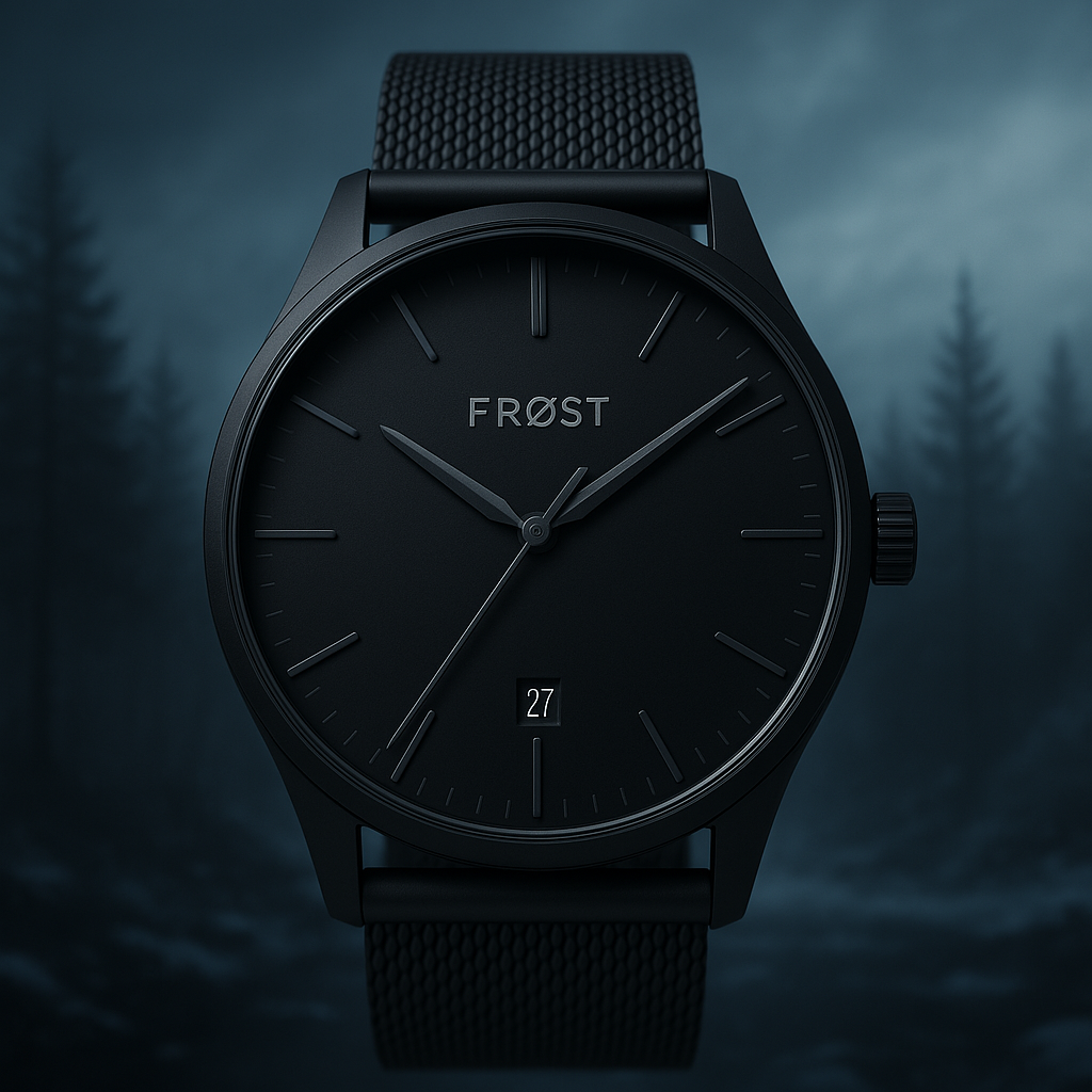 FRØST MYRK Watch - Stealth Chronograph