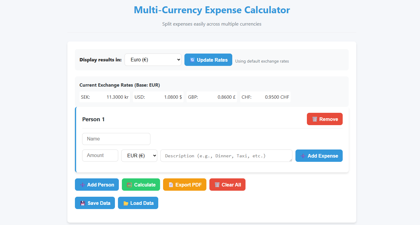 Expense Calc