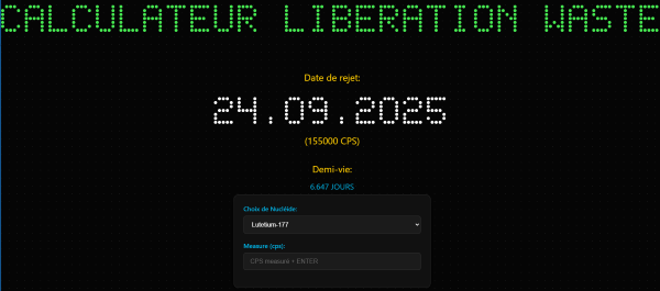 Radioactive Waste Calculator